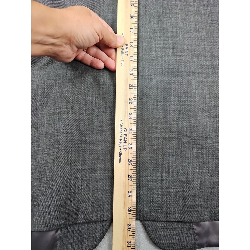 Lauren Ralph Lauren Blazer Black Label Men's 48R Gray 100% Wool Suit Jacket Coat - Picture 7 of 7